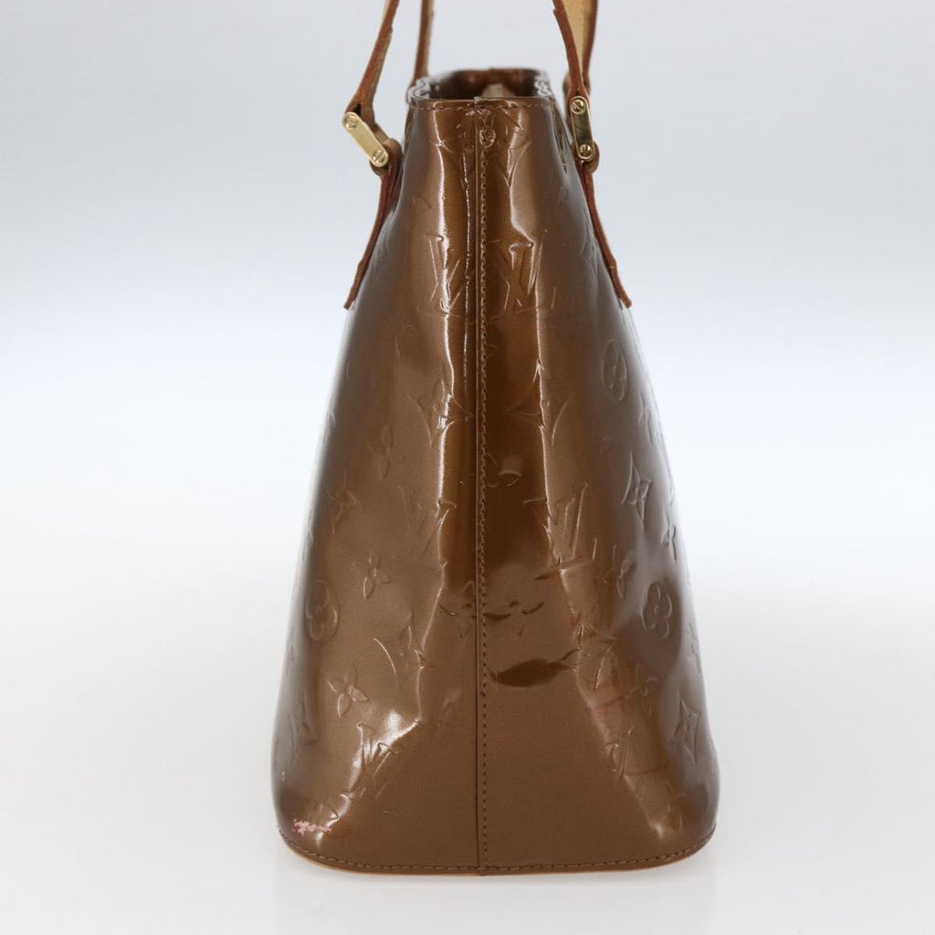 Louis Vuitton Houston Handbag Monogram Vernis Brown Patent_Leather Tote Bag