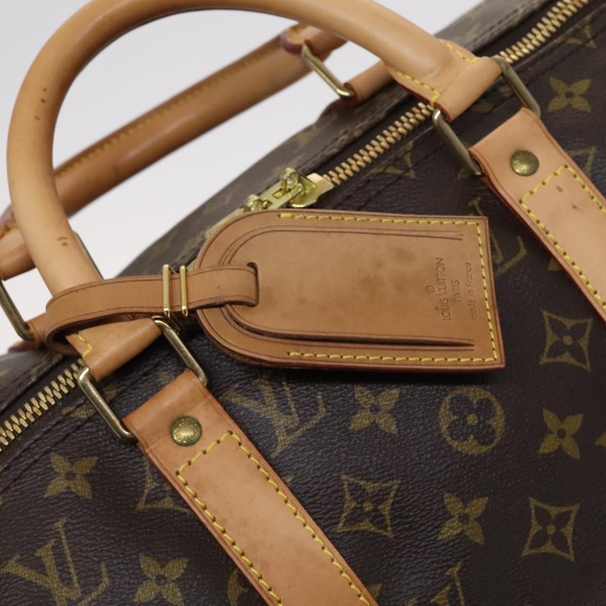 Louis Vuitton Keepall Bag Monogram Canvas Brown Canvas Bag