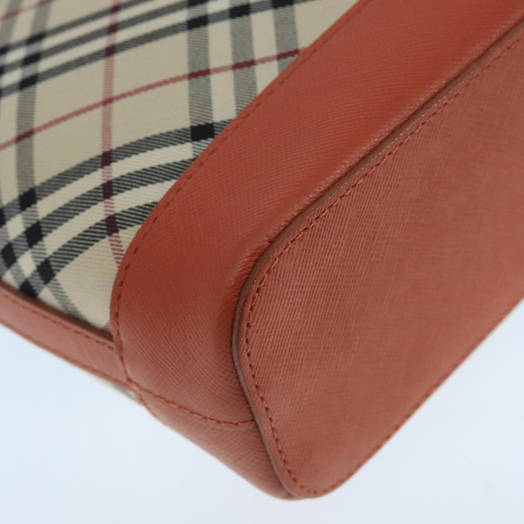 Burberry Nova Check Shoulder Bag Canvas And Leather Beige Canvas Shoulder Bag