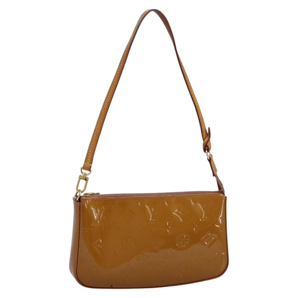 Louis Vuitton Pochette Accessoires Patent Leather Pink Patent_Leather Bag