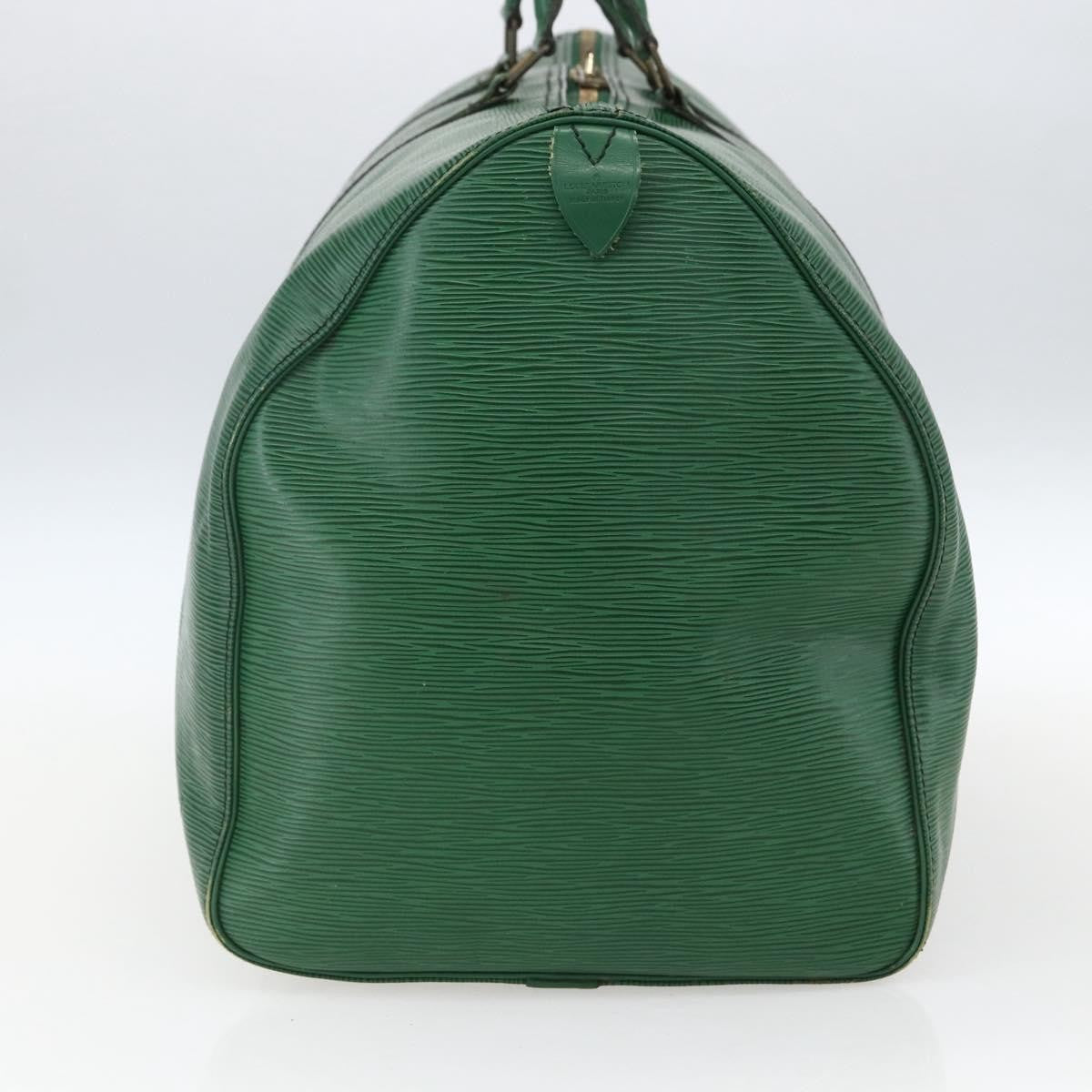 Louis Vuitton Keepall Bag Epi Leather Green Epi Leather Travel Bag