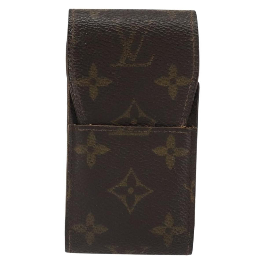 Louis Vuitton Cigarette Case Monogram Canvas Brown Canvas Clutche & Pouche Bag