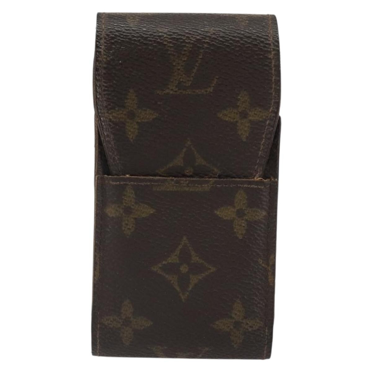 Louis Vuitton Cigarette Case Monogram Canvas Brown Canvas Clutche & Pouche Bag