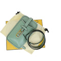 Fendi Smartphone Case Leather Green Leather Bag