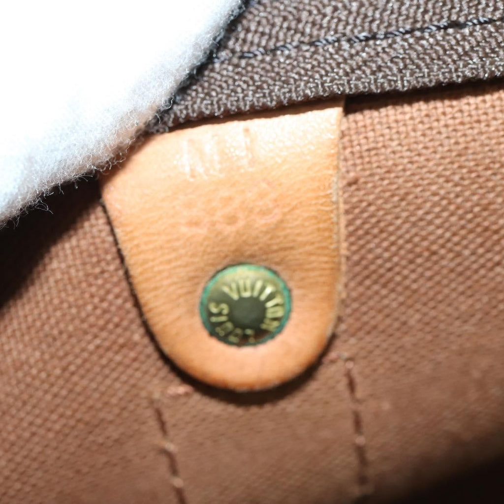 Louis Vuitton Keepall Bag Monogram Canvas Brown Canvas Travel Bag