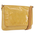 Louis Vuitton Thompson Street Handbag Monogram Vernis Beige Patent_Leather Shoulder Bag