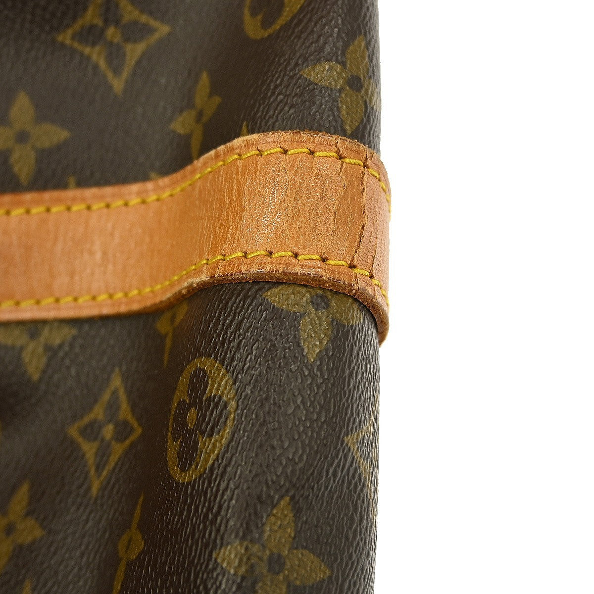 Louis Vuitton Keepall Bag Monogram Canvas Brown Canvas Travel Bag