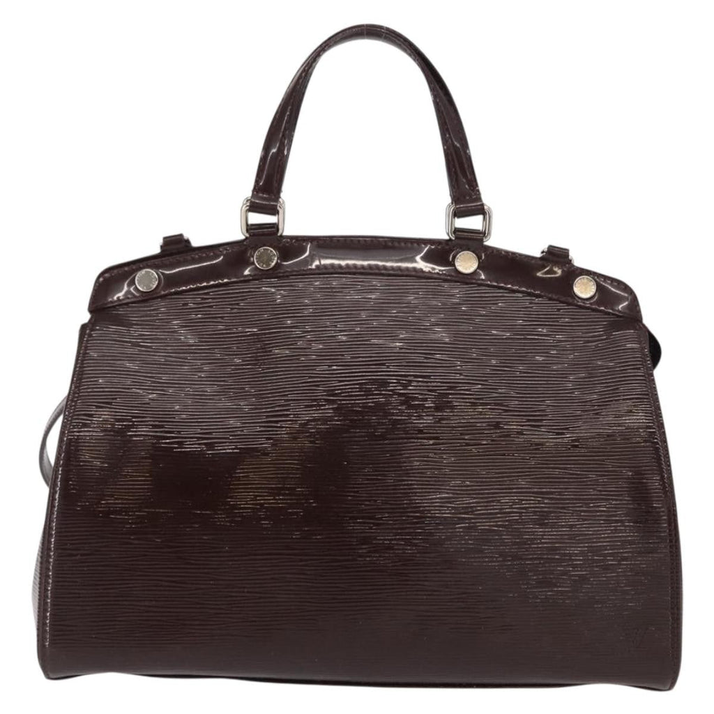 Louis Vuitton Brea Handbag Electric Epi Leather Purple Leather Handbag
