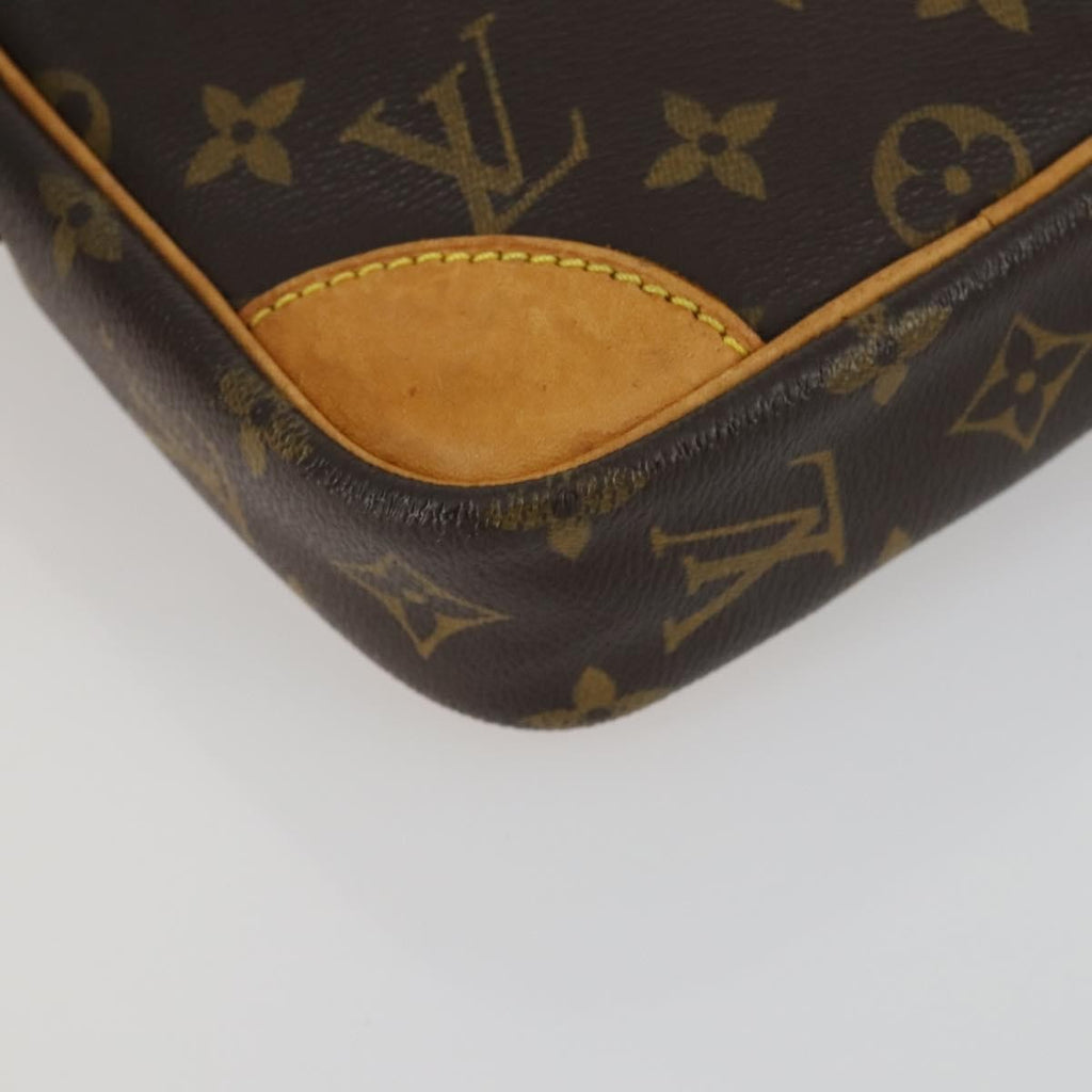 Louis Vuitton Danube Handbag Monogram Canvas Brown Canvas Shoulder Bag