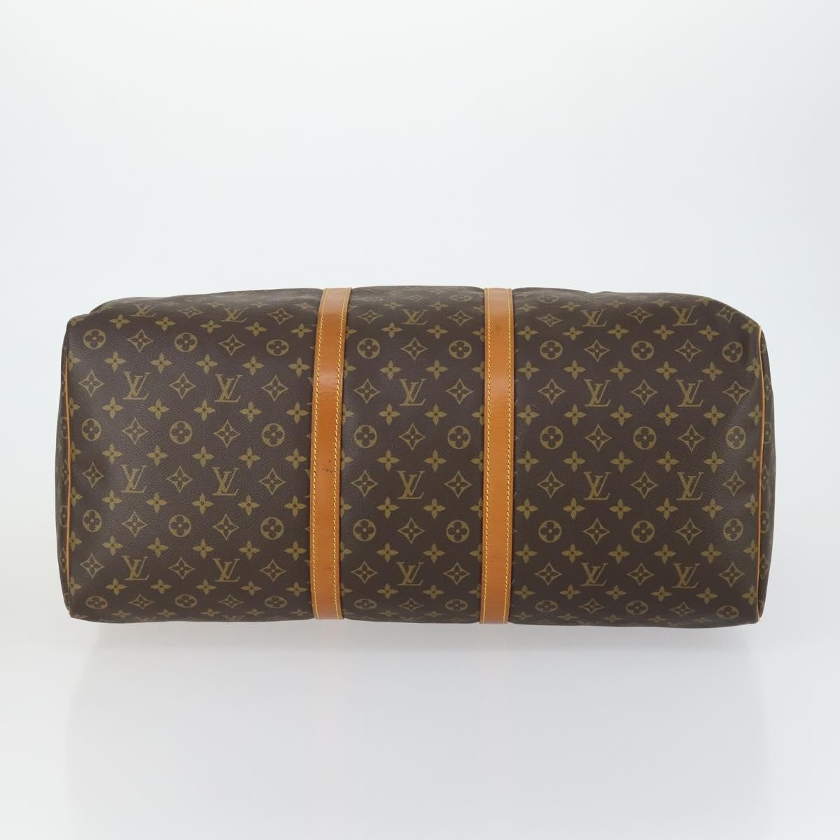 Louis Vuitton Keepall Bag Monogram Canvas Brown Canvas Travel Bag