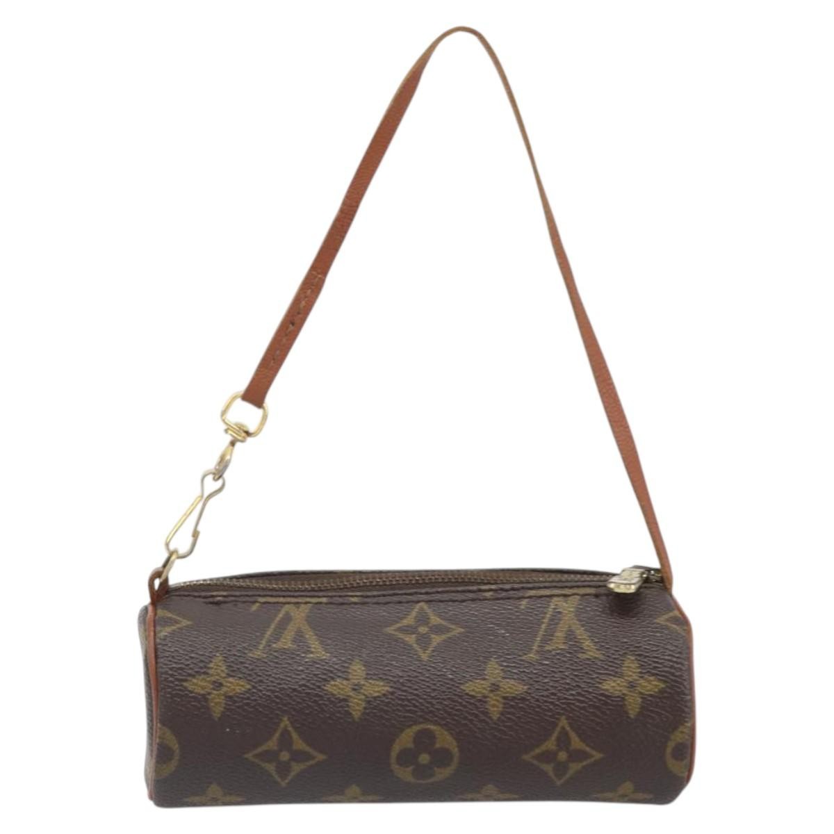 Louis Vuitton Papillon Pochette Monogram Canvas Brown Canvas Clutche & Pouche Bag