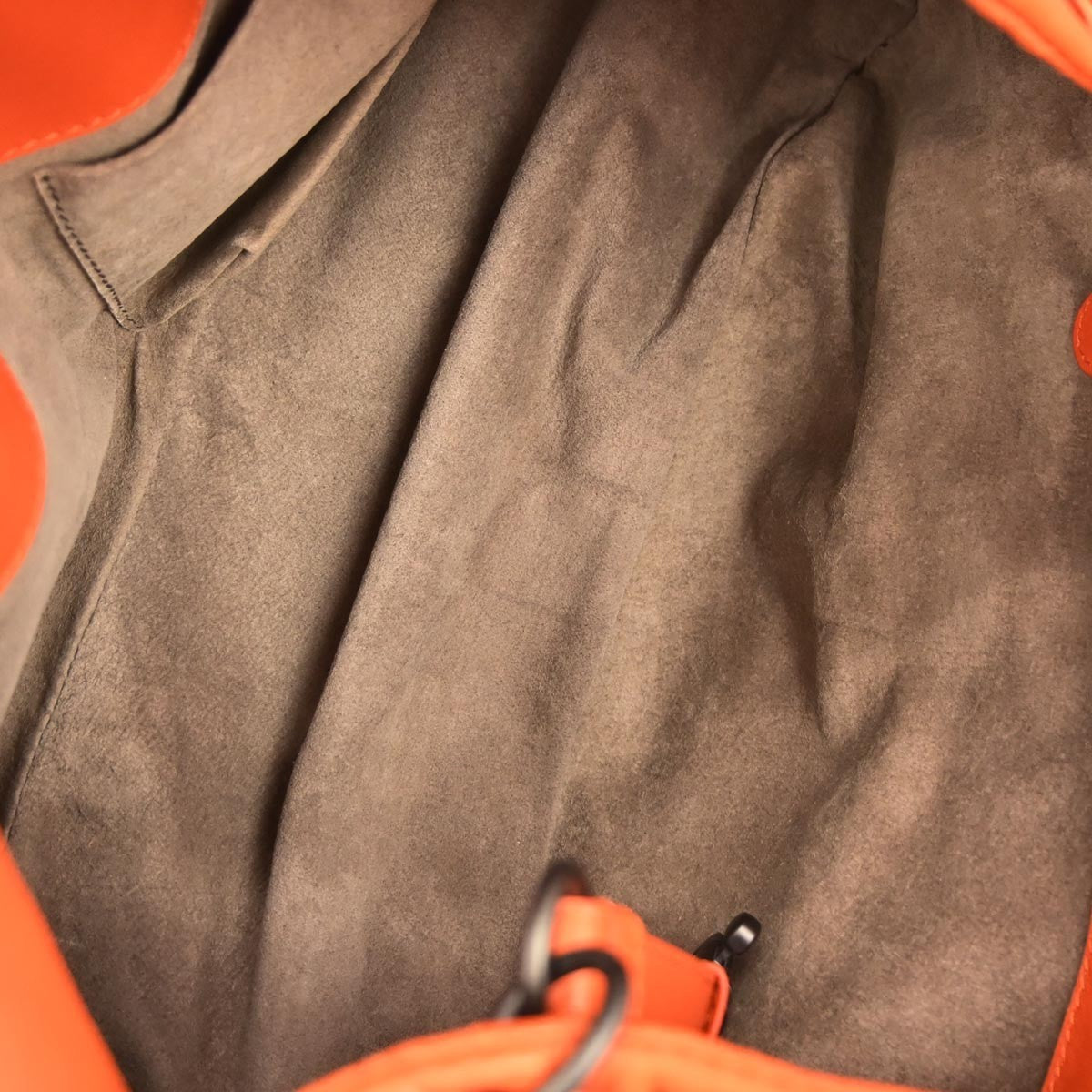Bottega Veneta Campana Hobo Intrecciato Nappa Orange Leather Tote Bag Bag