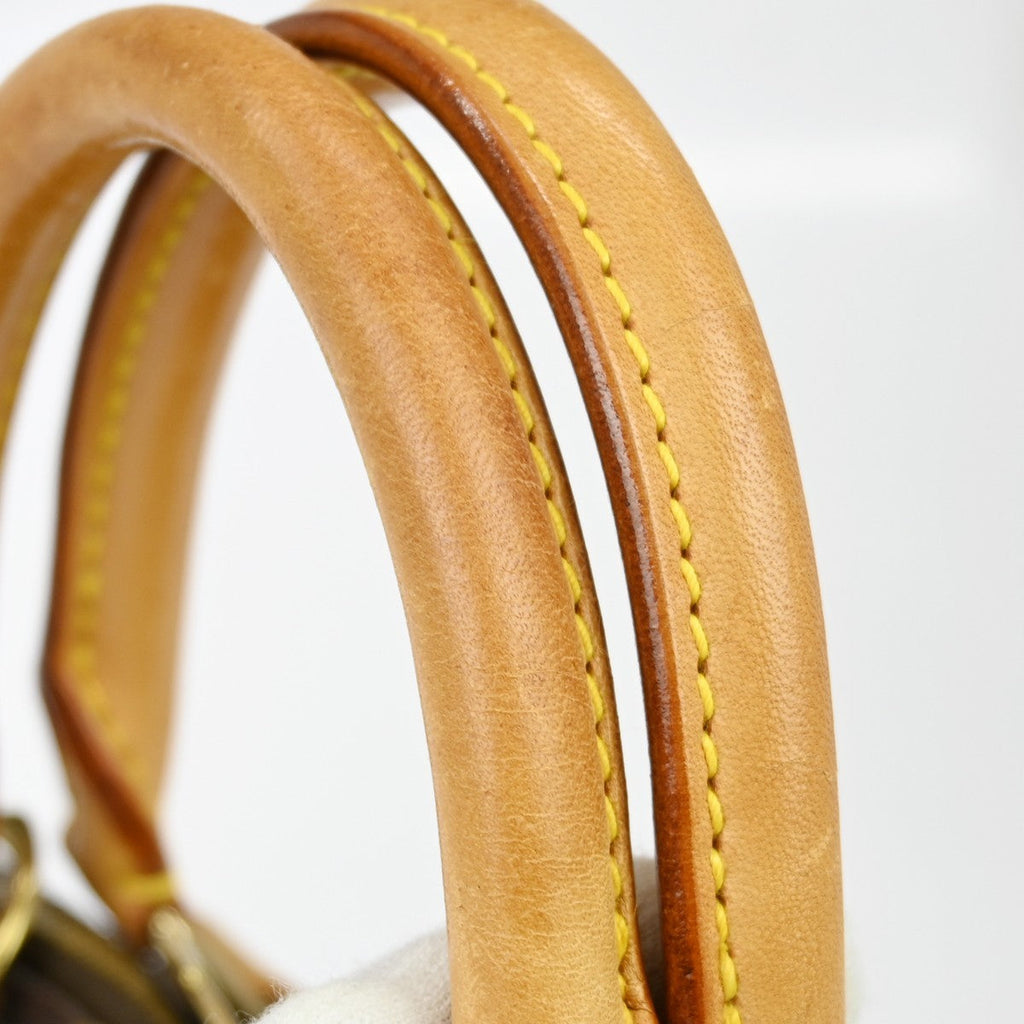 Louis Vuitton Alma Handbag Monogram Canvas Brown Canvas Handbag