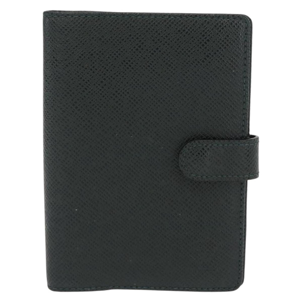 Louis Vuitton Agenda Cover Taiga Leather Green Leather Wallets Accessory