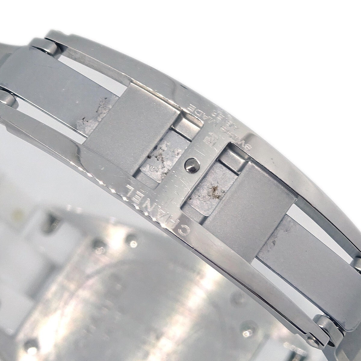 Chanel J12 Quartz Watch Ceramic And Stainless Steel With Diamond Markers Watch