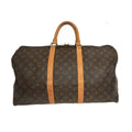 Louis Vuitton Keepall Bag Monogram Canvas Brown Canvas Travel Bag
