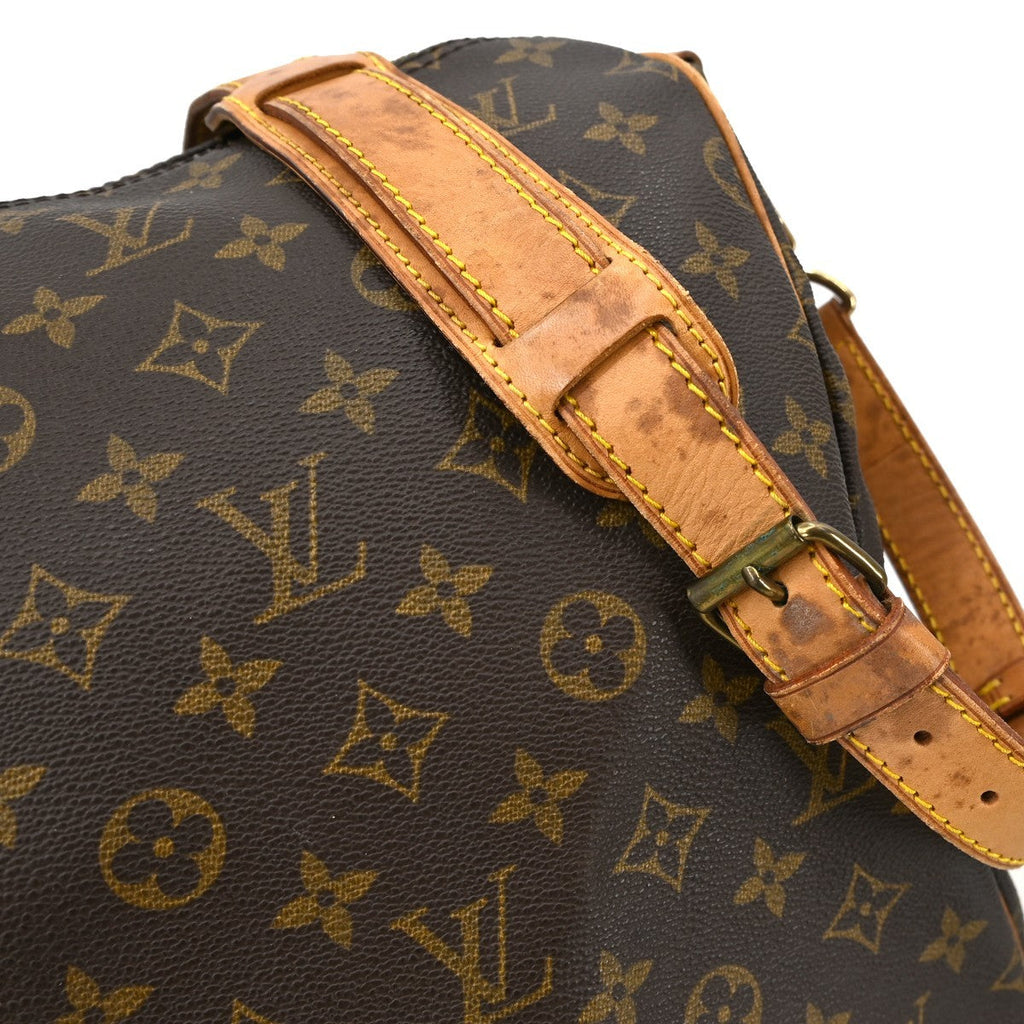 Louis Vuitton Keepall Bandouliere Bag Monogram Canvas Brown Canvas Travel Bag