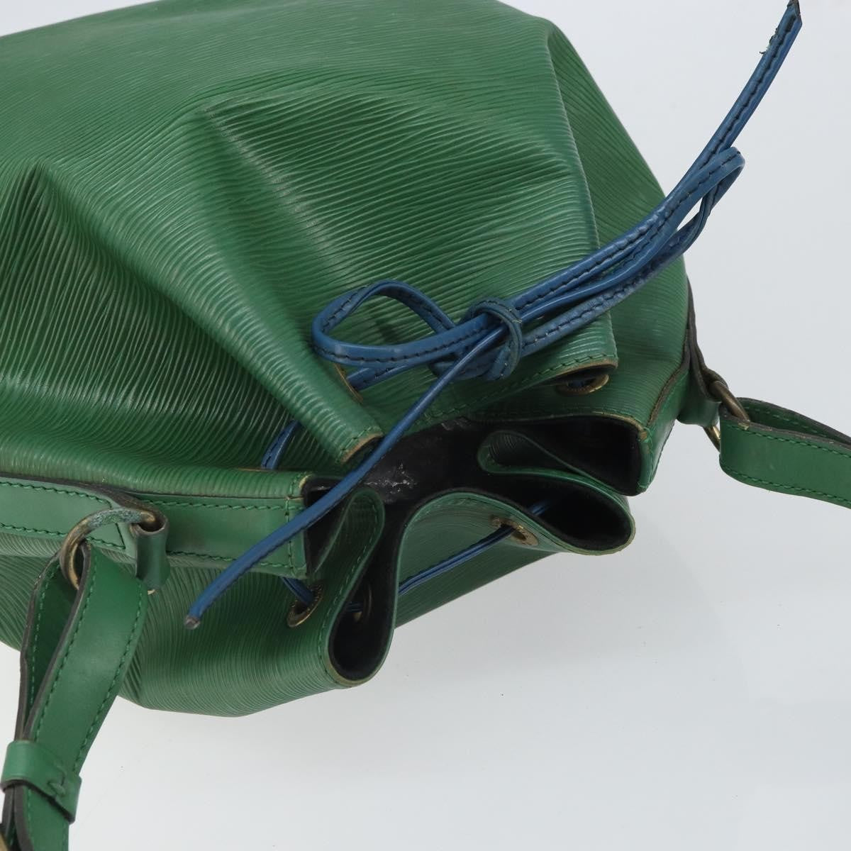 Louis Vuitton Petit Noe Handbag Epi Leather Green Leather Shoulder Bag