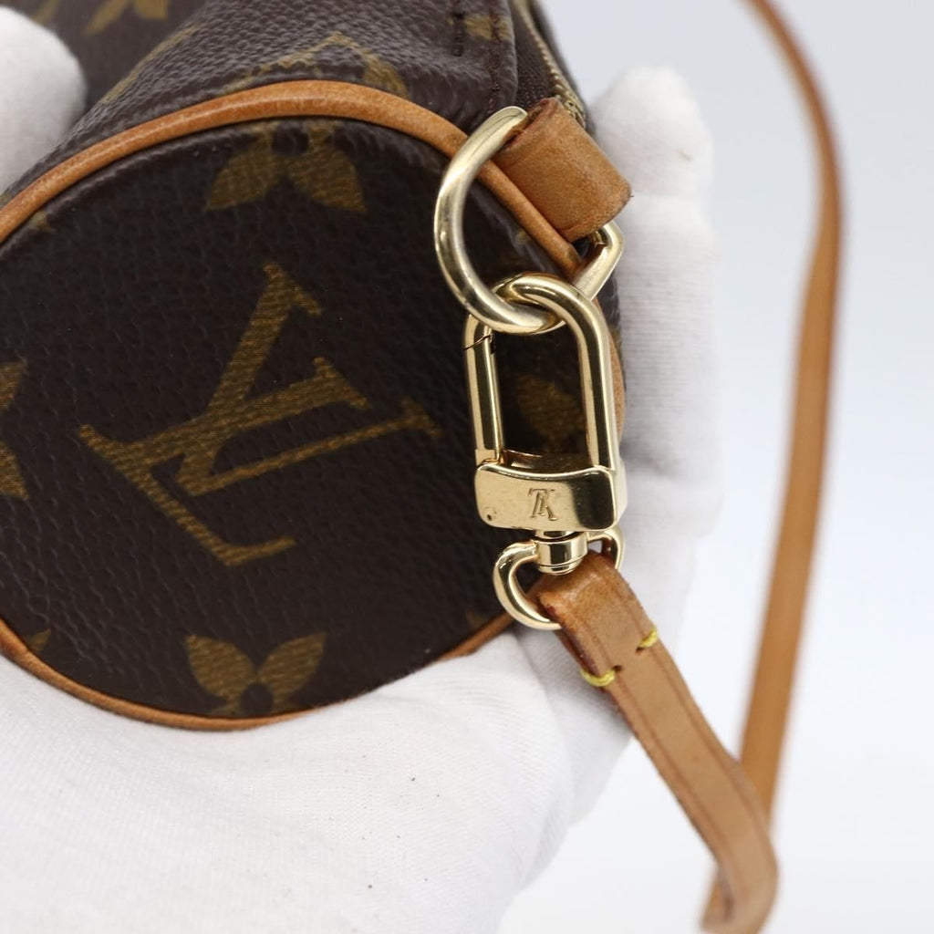 Louis Vuitton Papillon Pochette Monogram Canvas Brown Canvas Clutche & Pouche Bag