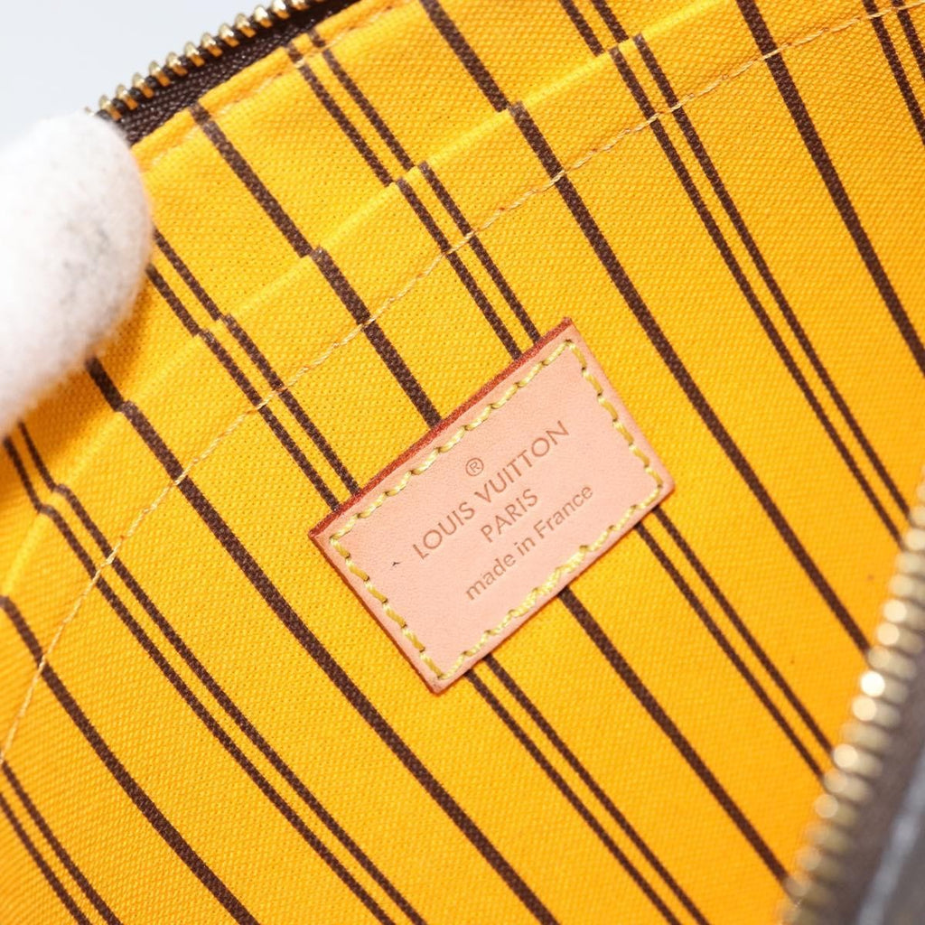 Louis Vuitton Neverfull Pochette Monogram Canvas Brown Canvas Clutche & Pouche Bag