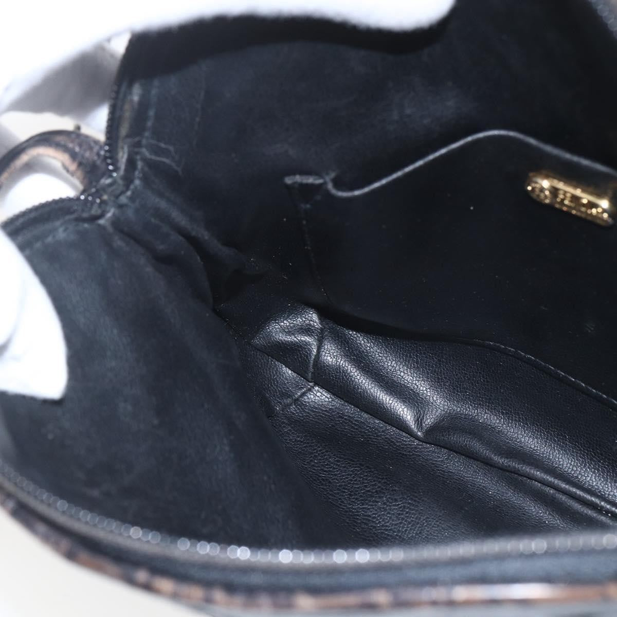 Fendi Vintage Shoulderbag Leather Black Leather Shoulder Bag Bag