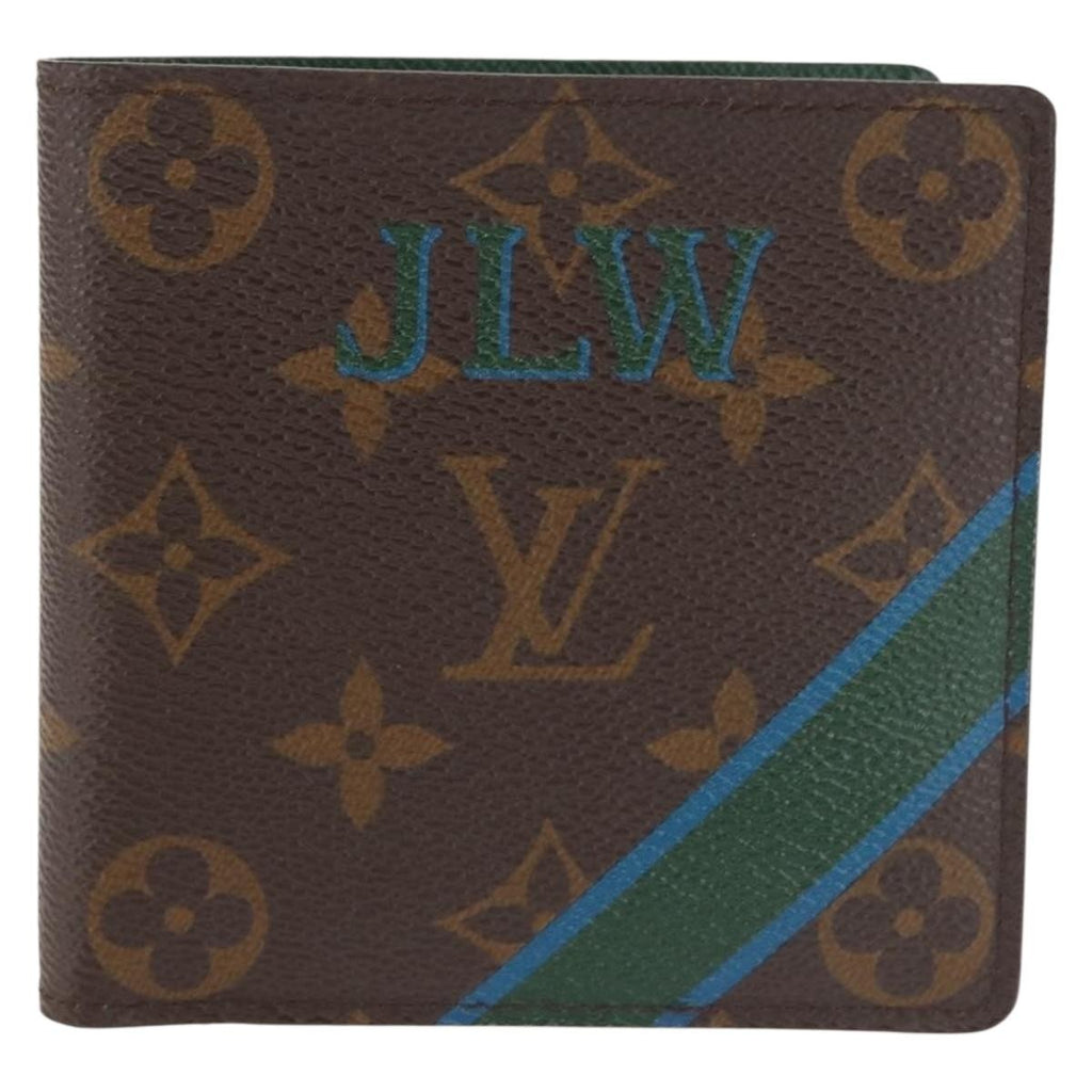 Louis Vuitton Marco Wallet Monogram Canvas Brown Canvas Wallets Accessory