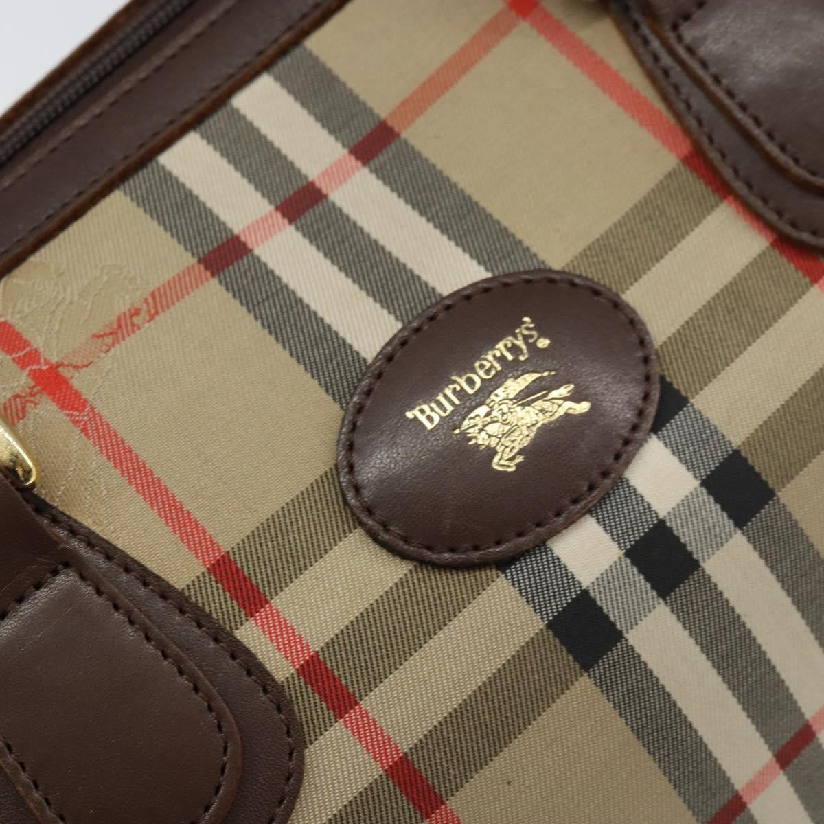 Burberry Nova Check Handbag Nova Check Canvas Beige Canvas Handbag