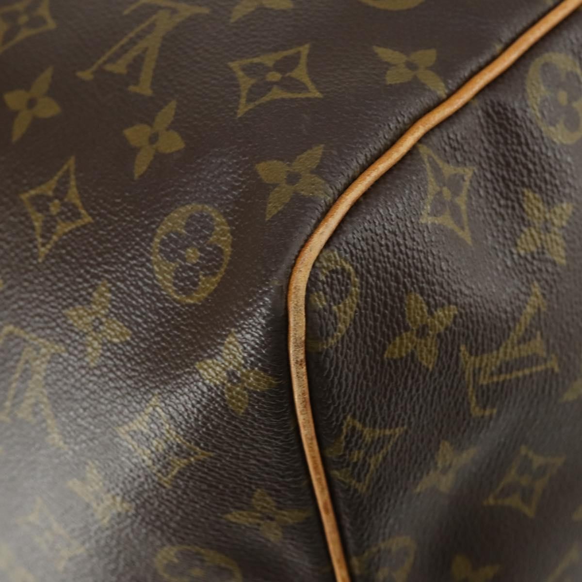 Louis Vuitton Keepall Bag Monogram Canvas Brown Canvas Travel Bag