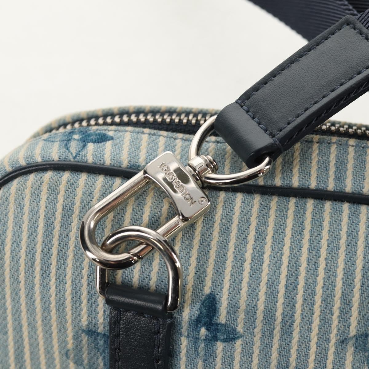 Louis Vuitton Outdoor Pouch Limited Edition Monogram Watercolor Stripes Denim Blue Canvas Clutche & Pouche Bag