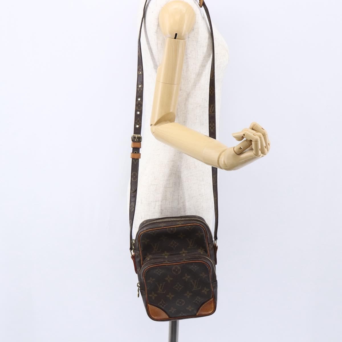 Louis Vuitton Amazone Bag Monogram Canvas Brown Canvas Shoulder Bag