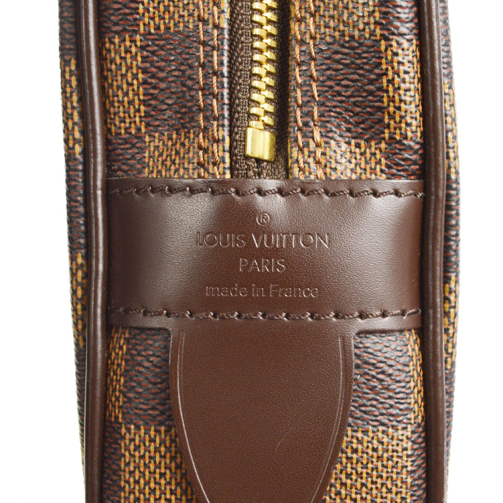 Louis Vuitton Porte-Documents Voyage Briefcase Damier Brown Canvas Briefcase Bag