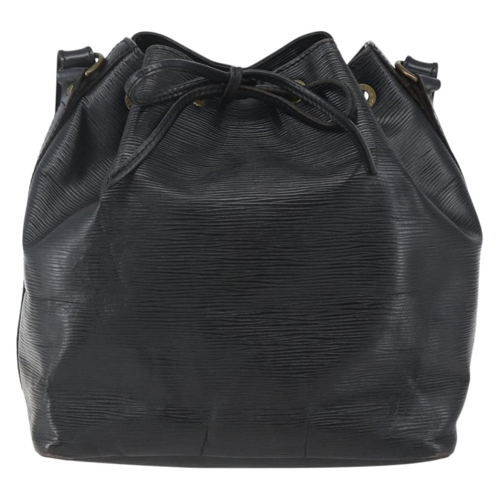 Louis Vuitton Petit Noe Handbag Epi Leather Black Leather Shoulder Bag