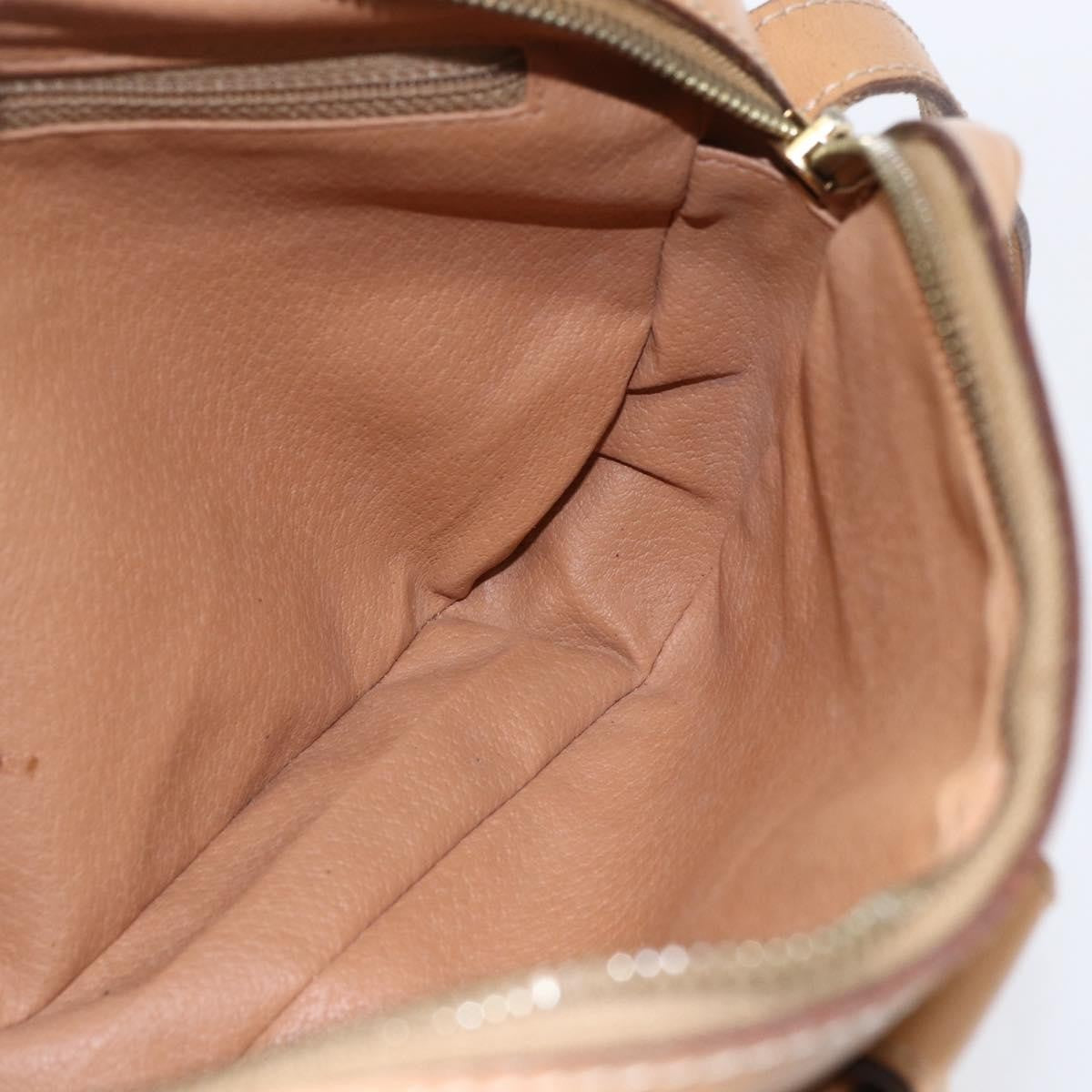 Celine Macadam Shoulder Bag Pvc Leather Brown Pvc Shoulder Bag Bag