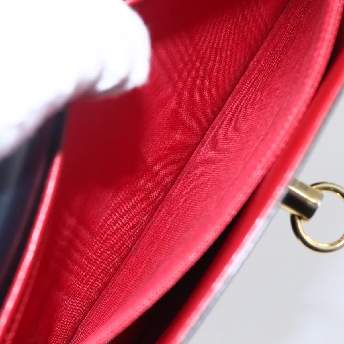 Celine Clutch Bag Leather Navy Leather Clutche & Pouche Bag