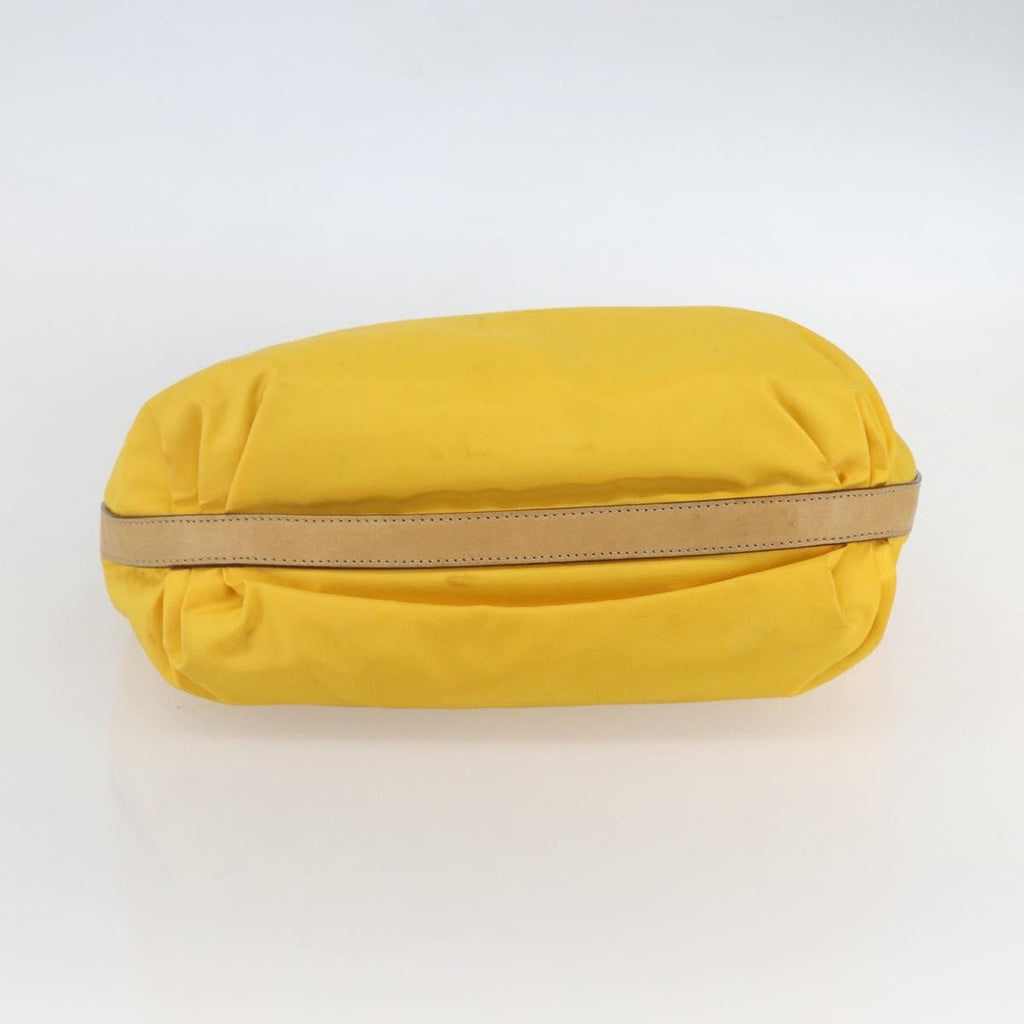 Prada Vintage Shoulder Bag Tessuto Yellow Nylon Shoulder Bag Bag