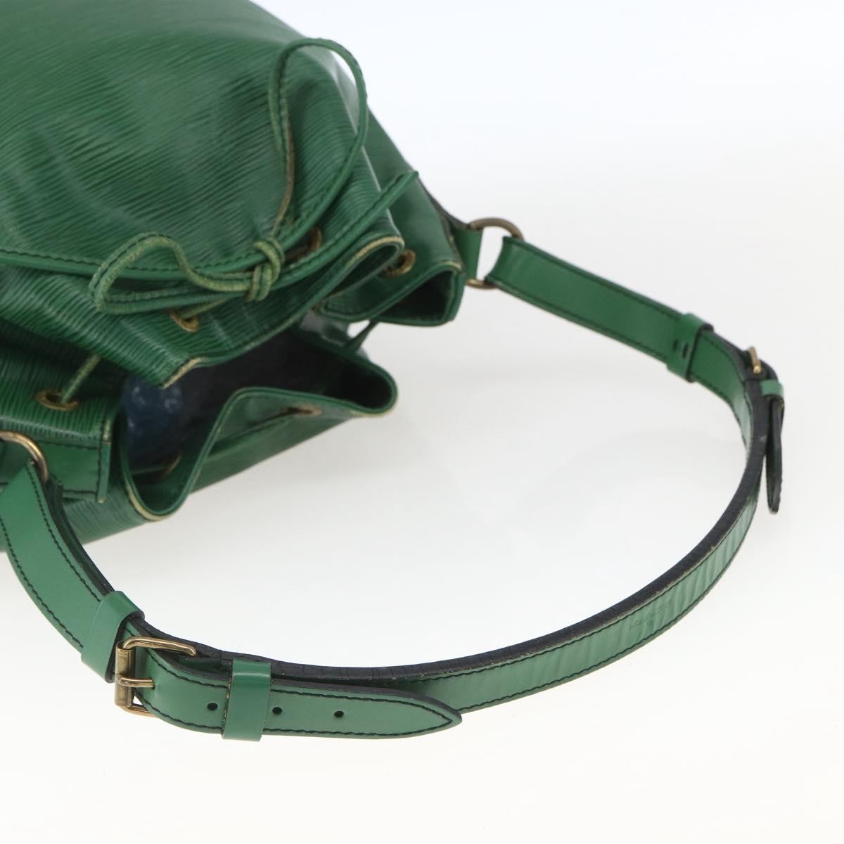 Louis Vuitton Petit Noe Handbag Epi Leather Green Leather Shoulder Bag