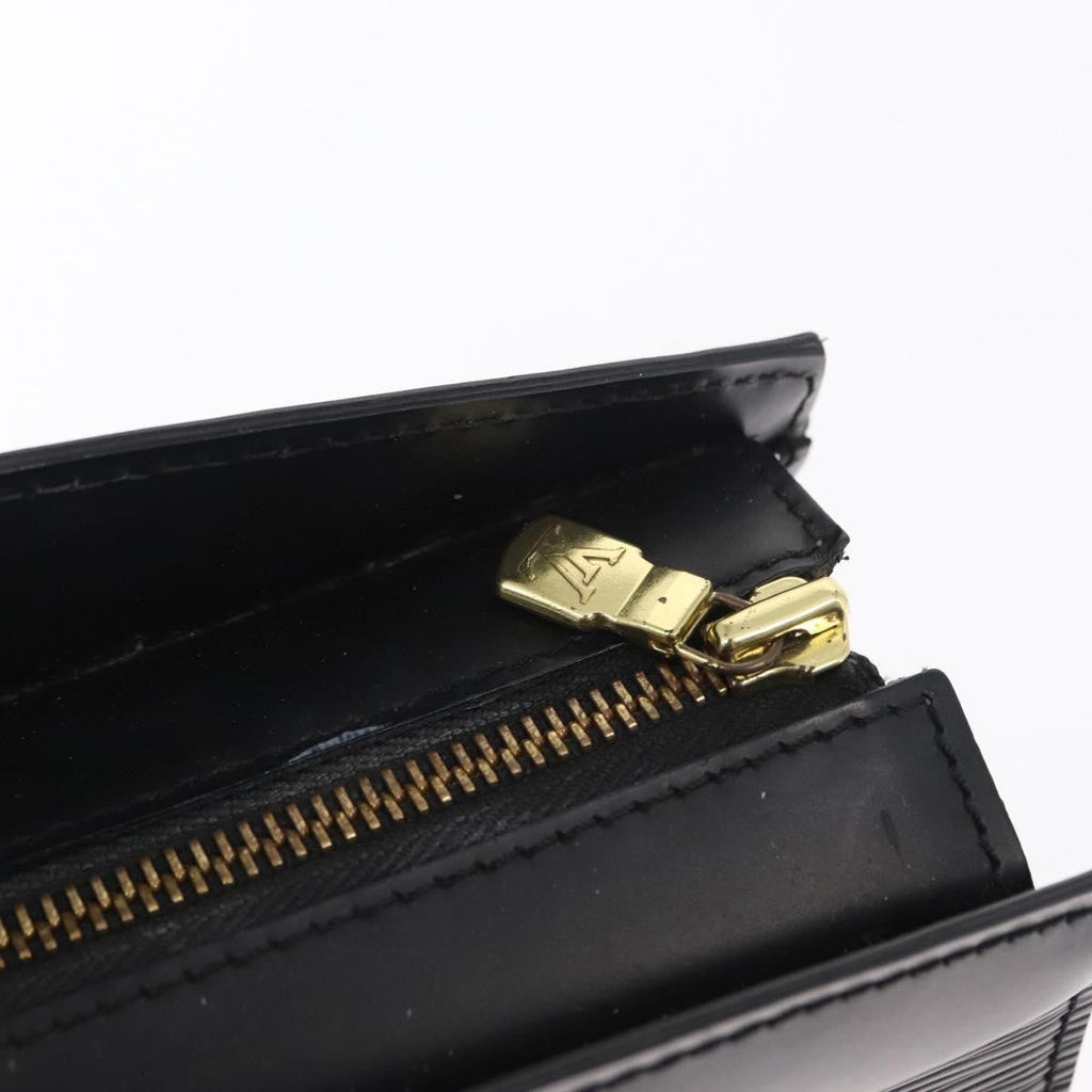 Louis Vuitton Riviera Handbag Epi Leather Black Leather Handbag