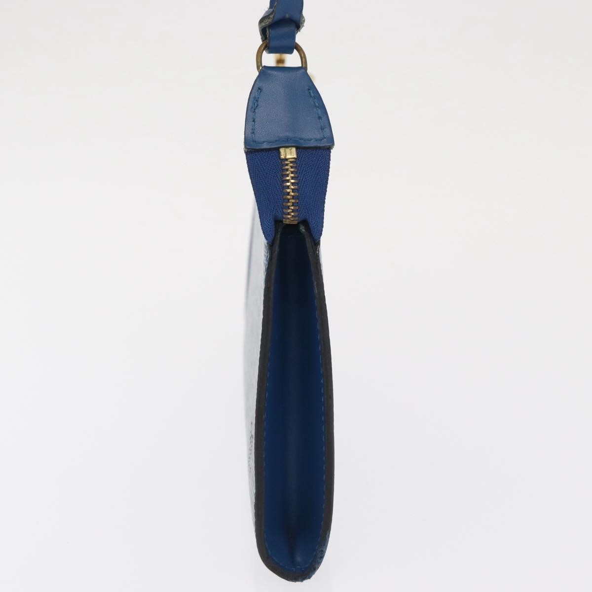 Louis Vuitton Pochette Accessoires Epi Leather Blue Leather Clutche & Pouche Bag