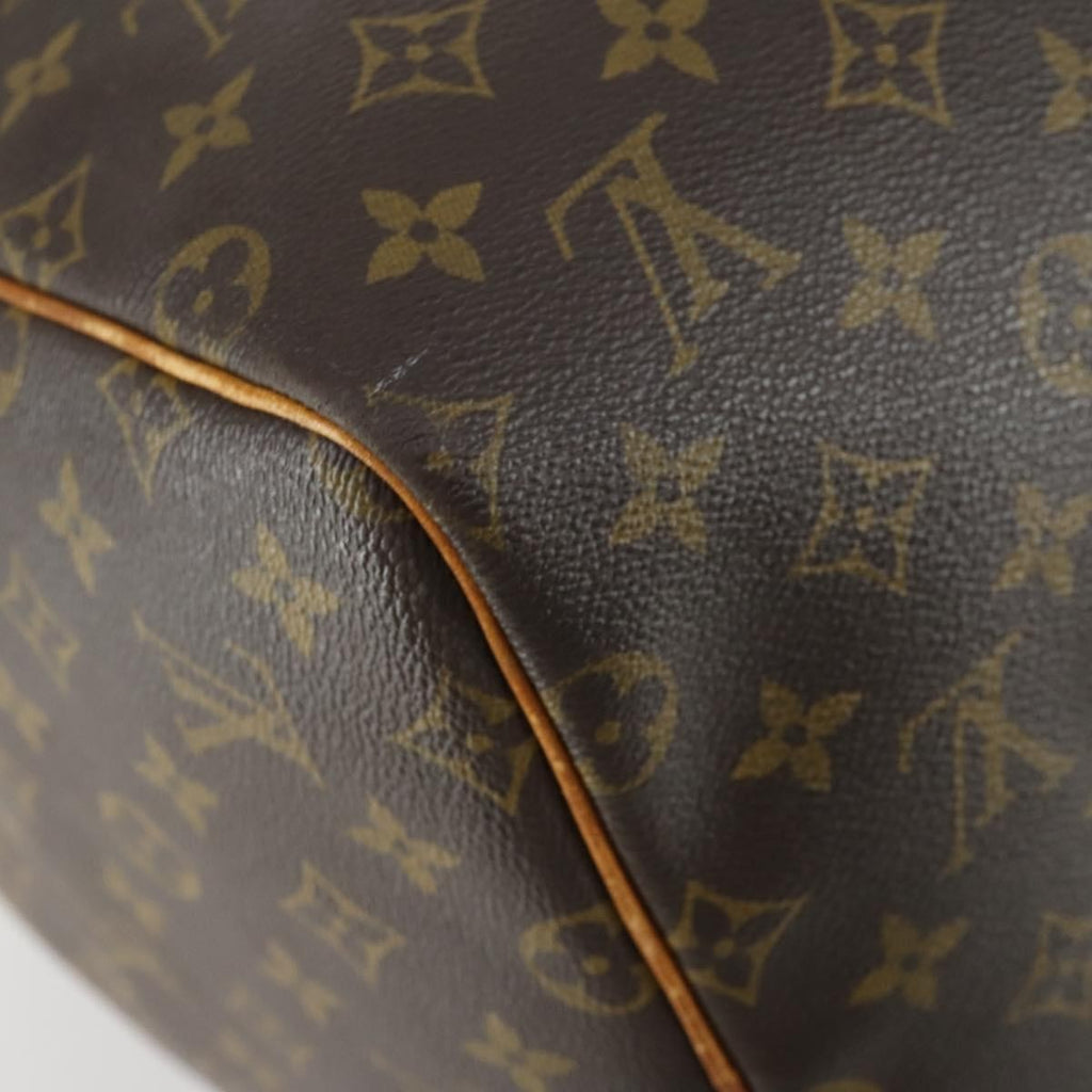 Louis Vuitton Keepall Bag Monogram Canvas Brown Canvas Travel Bag