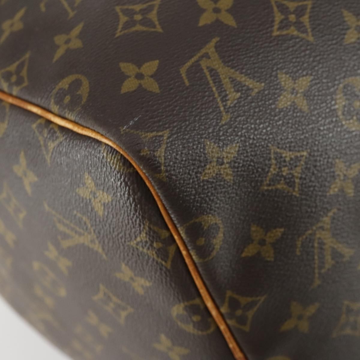 Louis Vuitton Keepall Bag Monogram Canvas Brown Canvas Travel Bag