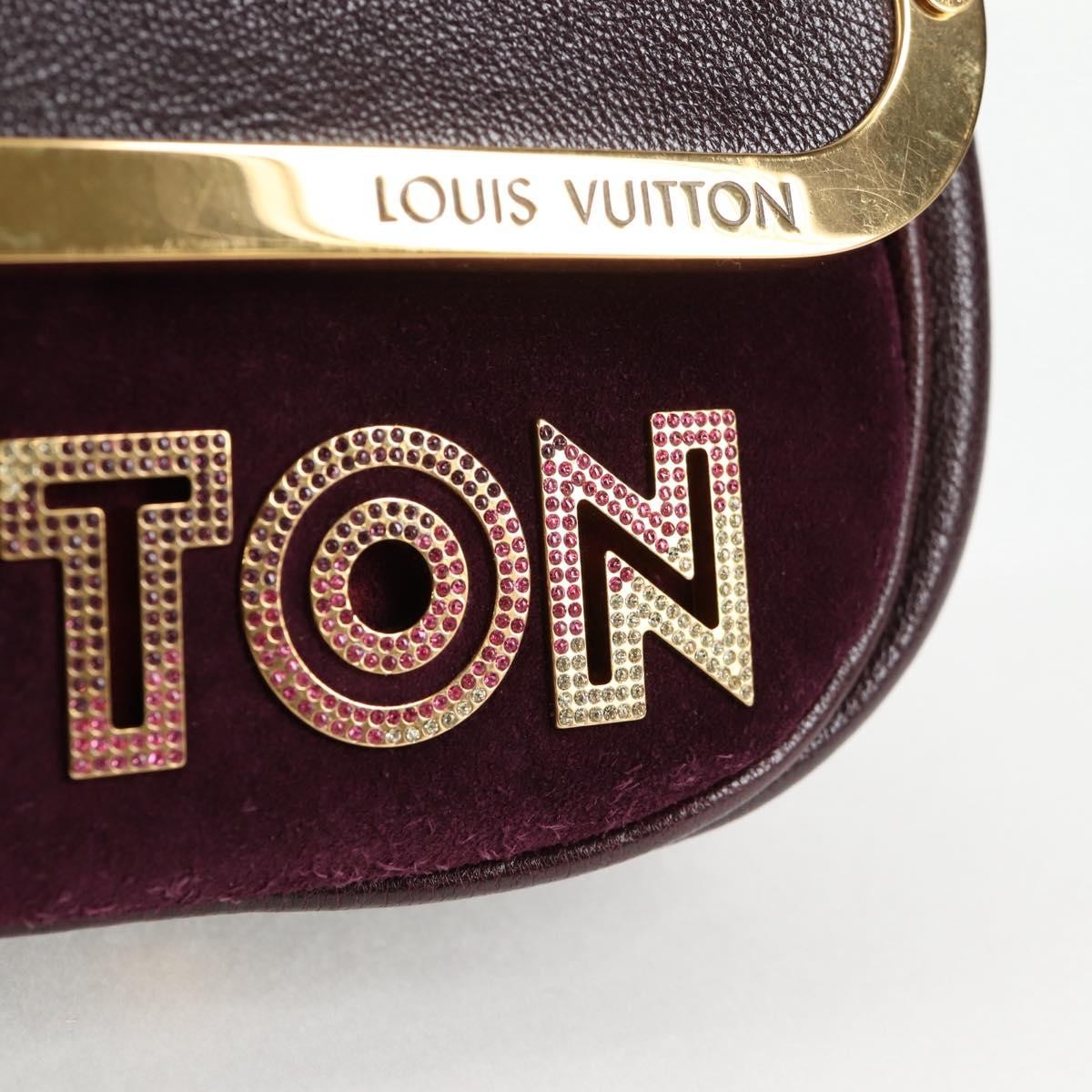 Louis Vuitton Avant Garde Pochette Leather With Suede Brown Leather Bag