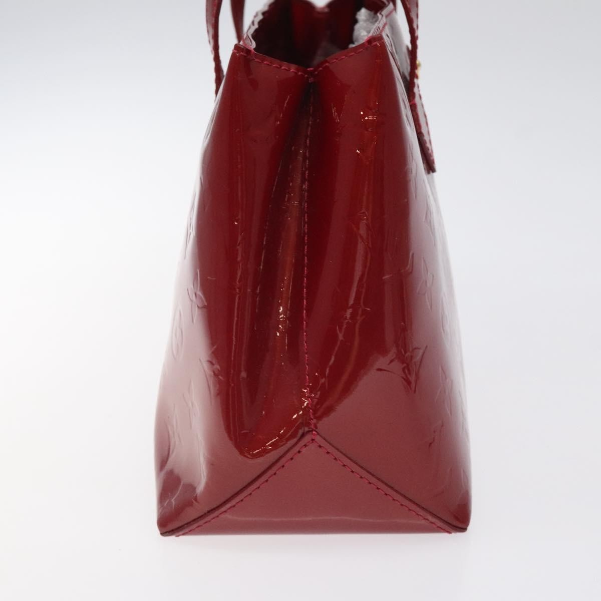 Louis Vuitton Wilshire Handbag Monogram Vernis Red Patent_Leather Handbag