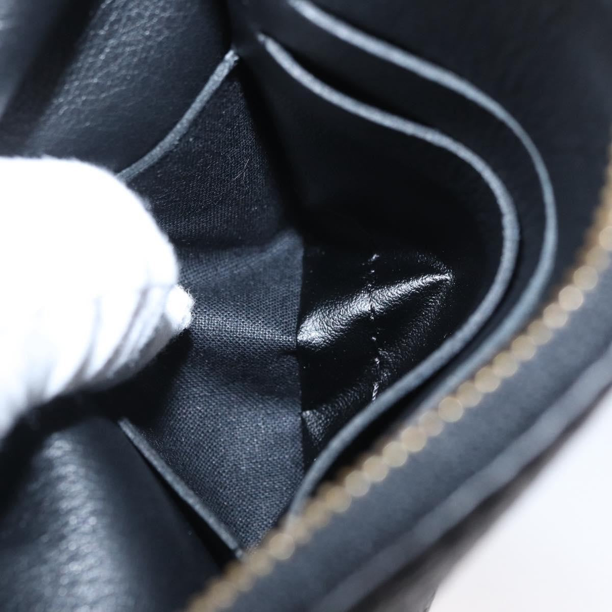 Louis Vuitton Selene Pochette Mahina Leather Black Leather Clutche & Pouche Bag