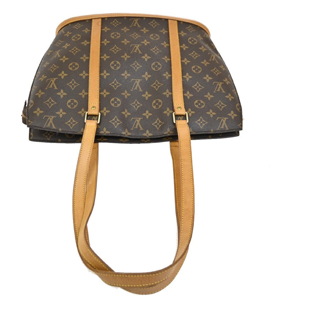 Louis Vuitton Babylone Handbag Monogram Canvas Brown Canvas Shoulder Bag