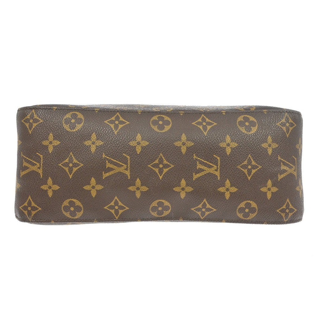 Louis Vuitton Monogram Looping Handbag Monogram Canvas Brown Canvas Handbag