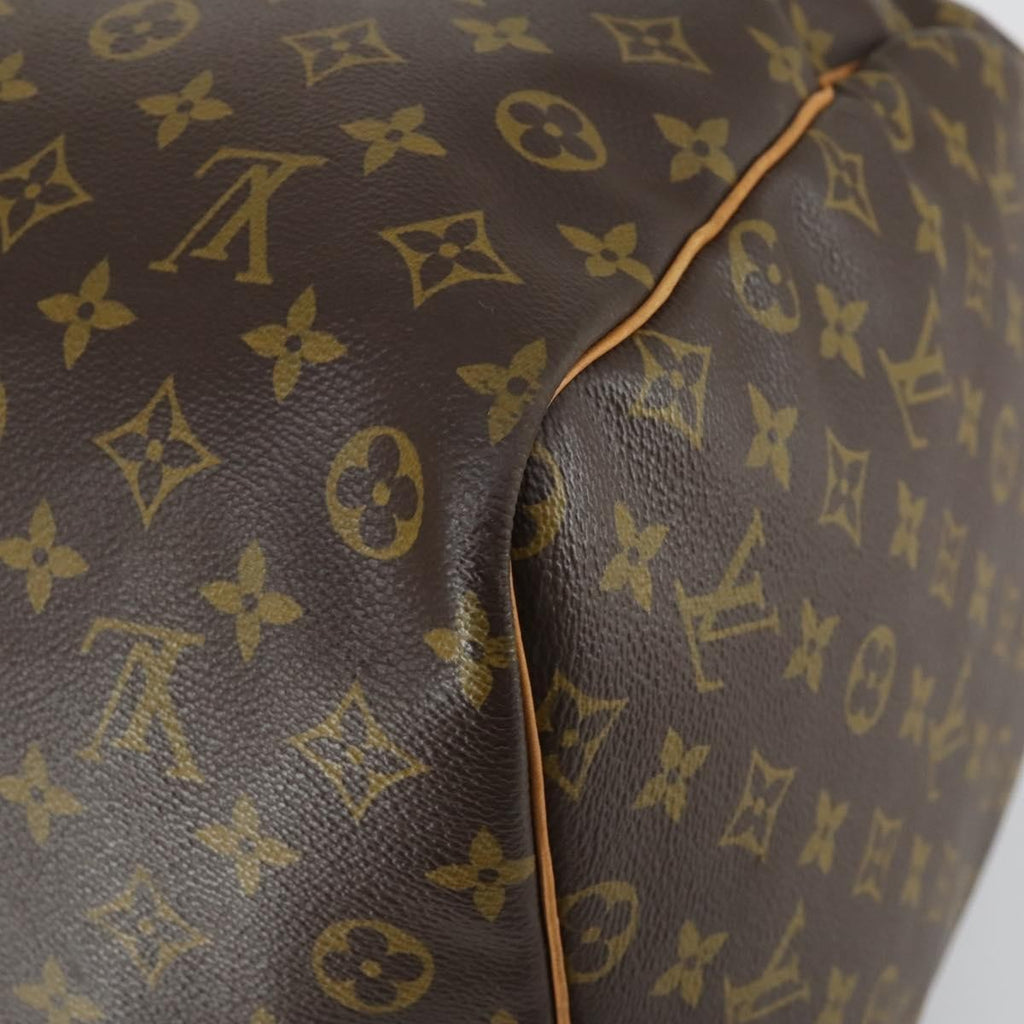 Louis Vuitton Keepall Bag Monogram Canvas Brown Canvas Travel Bag