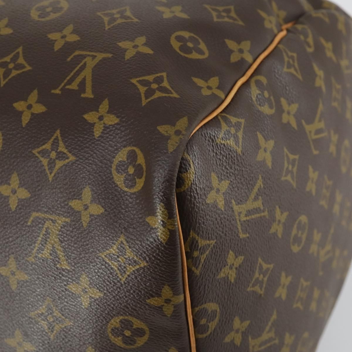 Louis Vuitton Keepall Bag Monogram Canvas Brown Canvas Travel Bag