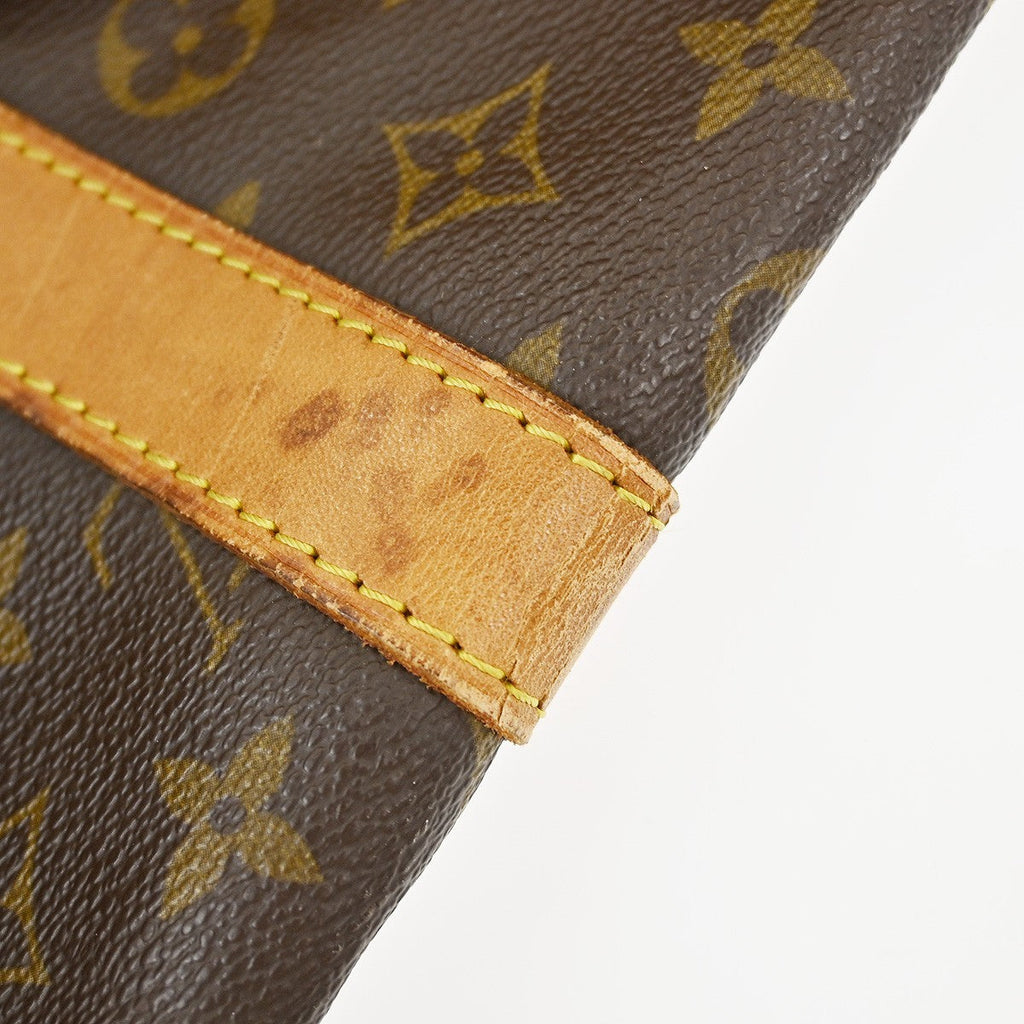 Louis Vuitton Keepall Bag Monogram Canvas Brown Canvas Travel Bag