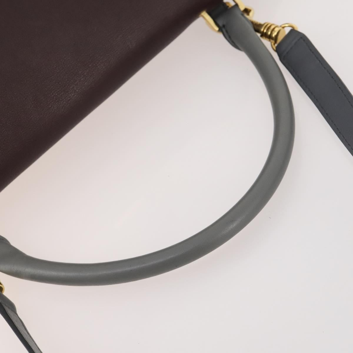 Celine Tricolor Trapeze Bag Leather Multicolour Leather Handbag