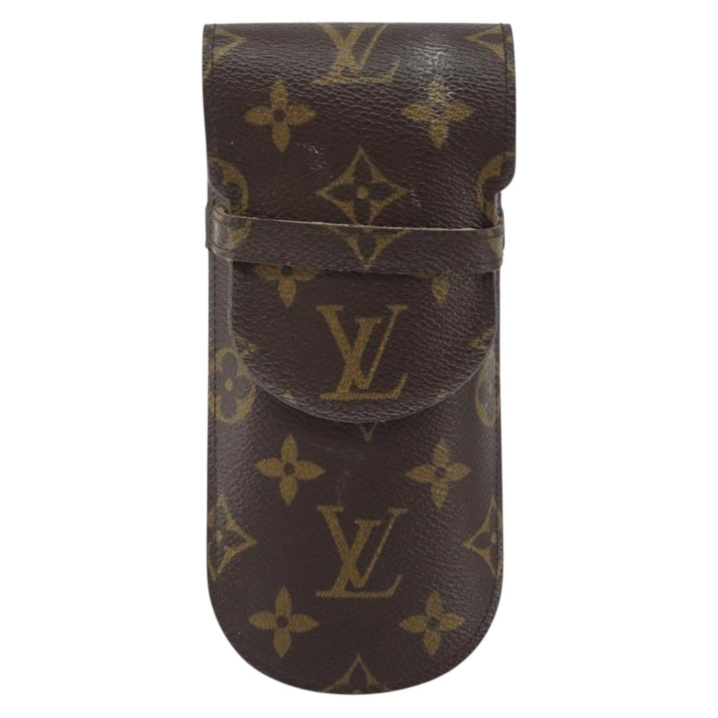 Louis Vuitton Etui À Stylo Canvas Brown Canvas Clutche & Pouche Bag